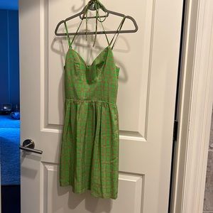 Amanda Uprichard Size S Green Mini Dress